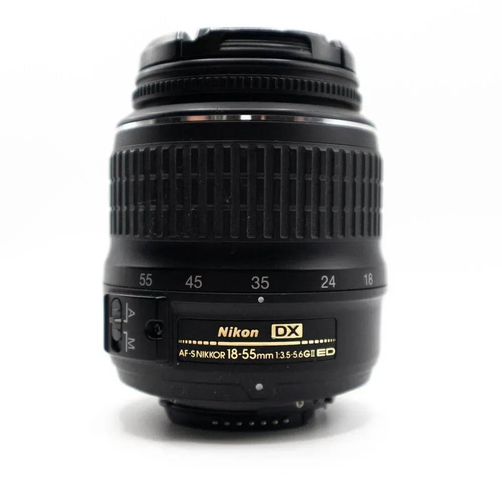 NIKON D40 Camera DSLR w/ 18-55mm + 55-200mm Lens Strap & Charger Included